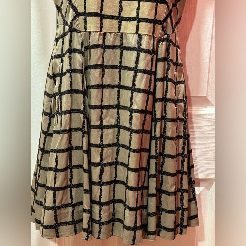 Nwot Rag & Bone Lorie Windowpane Print Flare Dres… - image 6